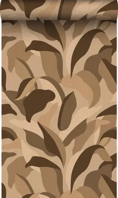 Produktbild von Origin Wallcoverings Tapete tropische Blätter Braun 50 x 900 cm