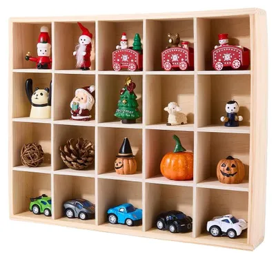 Immagine prodotto di Elzusha - Organizer in legno con 20 scomparti, ideale per la casa e l'ufficio