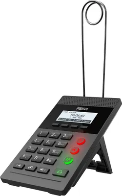 Produktbild von Fanvil X2P, IP-Telefon, Schwarz, 1 Zeilen, 500 Eintragungen, LCD, 7,11 cm (2.8")