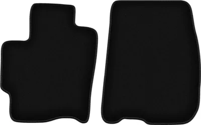 Produktbild von Wielganizator Velours-Autoteppiche vorne – passend für Mazda Premacy I (Minivan, Bj. 1999-2005) – schwarz, passgenau, mit Befestigungen set 2 Stk.