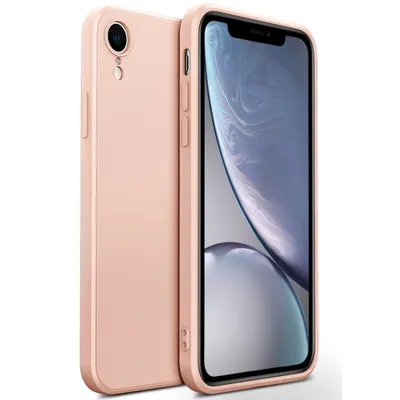 Obrázek produktu pro iPhone XR Pouzdro, Tekuté Silikonové Gumové Pouzdro, Nárazuvzdorné a Odolné proti Poškrábání pro iPhone XR Růžový