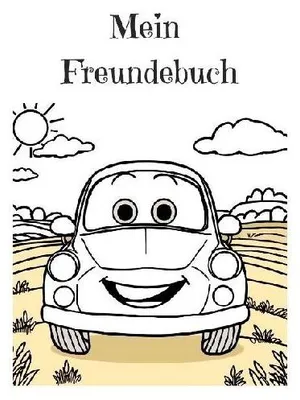 Produktbild von Mein Freundebuch für Schulanfänger und kleine Autofreunde