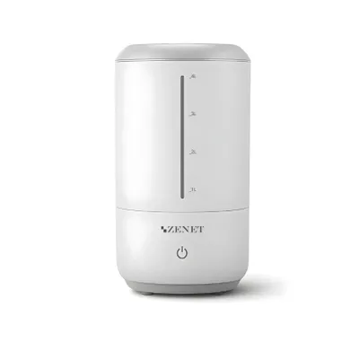 Produktbild von ZENET ZET-416 Ultraschall Luftbefeuchter 4 L | 275 ml/h, 25 W, 38 dB | Aromatherapie & 360° Düse | bis 40 m²