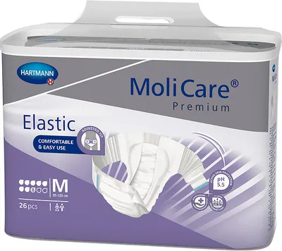 Produktbild von Hartmann MoliCare® Premium Elastic, 8 Tropfen - Größe M | Packung (26 Stück)
