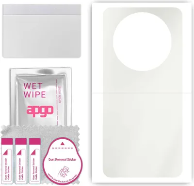 Produktbild von apgo Rückseite Schutzfolie, Matt, kompatibel mit Sharp Aquos R8 Pro, Hinten Hydrogel-Displayschutzfolie mit Positionierhilfe, kratzfest, einfache Montage