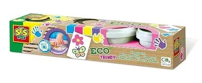 Zdjęcie produktu dla Farba do malowania palcami dla dziewczynek girly 4 kolory bez glutenu