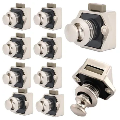 Immagine prodotto di Solidchoice - Set di 10 serrature a pressione per mobili, senza chiave
