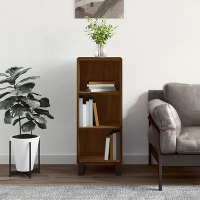 Produktbild von [Home] Sideboard Braun Eichen-Optik 34,5x32,5x90 cm Holzwerkstoff , Neue Mode 2024 im häuslichen Leben