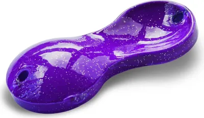 Produktbild von Zebco Flatty Teaser Buttlöffel (20g, 40g, 60g, 80g, 100g, 120g o.150g), Gewicht:80g, Farbe:purple-rainbow-glitter