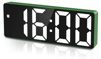 Digitale LED-Tischuhr mit Temperatur, Reisewecker, einstellbare Helligkeit