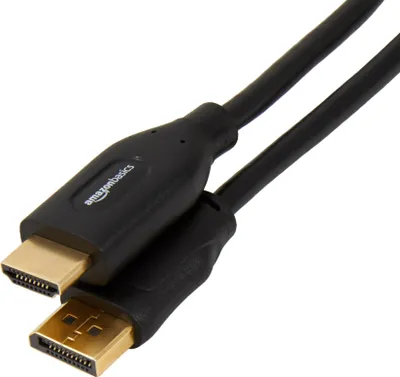 Obrázok produktu pre AmazonBasics HL-007263, 1,8 m, DisplayPort, HDMI, Samec, Samec, Priamy