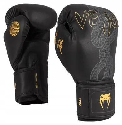Produktbild von Venum Serpenti Boxhandschuhe 16 oz Schwarz Unisex