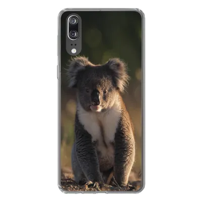 Produktbild von MuchoWow® Handyhülle Schutzhülle Hülle für Huawei P20 Koala - Sonne - Tier - Kinder - Jungen - Mädchen Silikon Softcase Handy Hülle - Hardcover