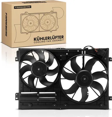 Obrázek produktu pro Frankberg 1x ventilátor chlazení motoru pro VW Golf 5 Passat Touran Audi A3 Škoda Seat 2003-2015