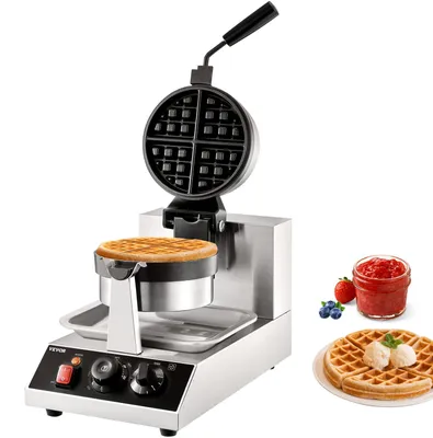 Zdjęcie produktu dla VEVOR gofrownica gofrownica grill elektryczny 1300W gofrownica grill kontaktowy 220V