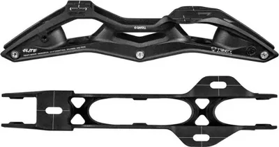 Produktbild von Powerslide Elite Gussmagnesiumrahmen 12.5 Schwarz  Schwarz One Size