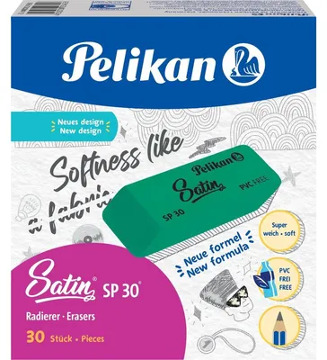 Produktbild von Pelikan SP30, Kunststoff, Grün, 20 mm, 56 mm, 12 mm, 30 Stück(e)