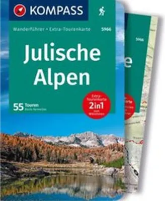 Produktbild von KOMPASS Wanderführer Julische Alpen, 55 Touren mit Extra-Tourenkarte