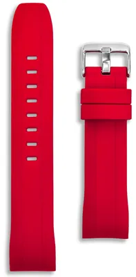 Productafbeelding van 22mm Siliconen Horlogeband voor Duikhorloges