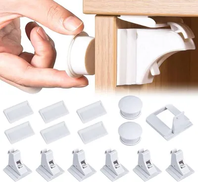 Produktbild von Magnetisch Kindersicherungsschloss Set 6 unsichtbar