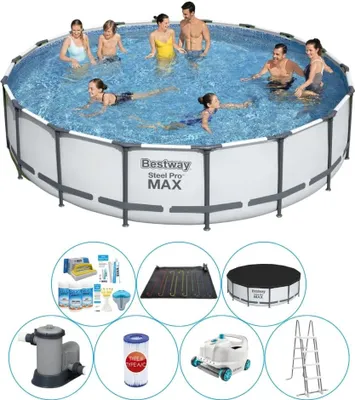 Zdjęcie produktu dla Basen Plus Akcesoria - Bestway Steel Pro MAX 549x122 cm Okrągły