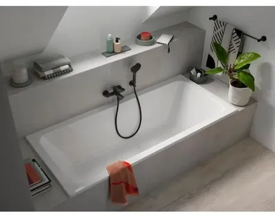 Produktbild von Duravit Badewanne, DU D-Code 2.0 1800x800mm, Einbau 2 Rückenschrägen, Weiß, 1 Stk.