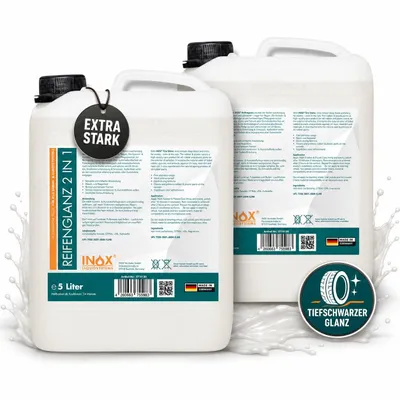 Produktbild von INOX® 2x5L Reifenglanz 2:1 Kunststoffpflege & Gummipflege Reifenpflege Reiniger