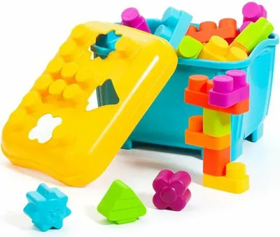 Zdjęcie produktu dla Gra konstrukcyjna Moltó Klocki i puzzle 15 elementów