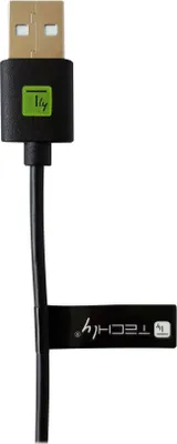 Produktbild von Techly USB2.0 Kabel ST Typ-A - ST Typ-C schwarz, 0.1m