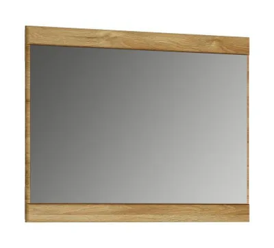 Produktbild von Wandspiegel Cortina rechteckig mit Rahmen Eiche Holznachbildung 92,8x72,7 cm