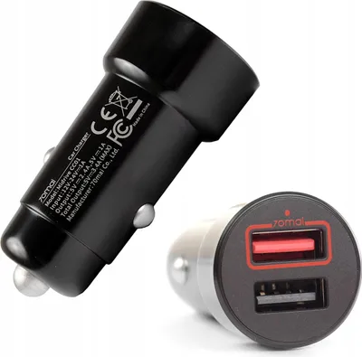 Zdjęcie produktu dla 70mai Ładowarka Samochodowa 2x Usb 3,4a Czarna