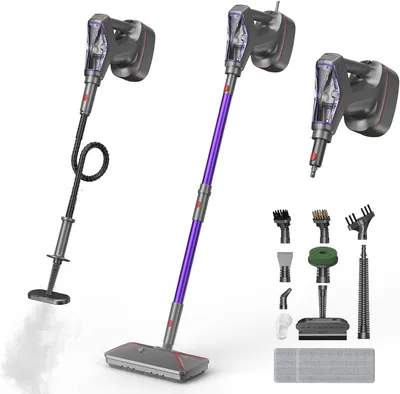 Image de Nettoyeur vapeur - Balai vapeur - Appareil de nettoyage - Nettoyeur de joints - Vapeur pour vêtements