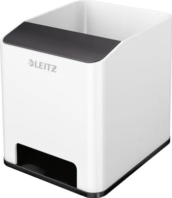 Produktbild von Leitz Desk Top Storage Stiftehalter Polystyrene Schwarz, Weiß