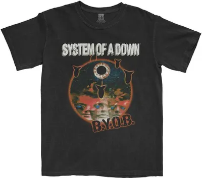 Produktbild von System Of A Down - "BYOB Classic" T-Shirt für Herren/Damen Uni RO10048 (L) (Schwarz)