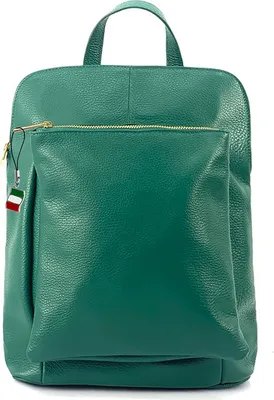Produktbild von Florence Leder Rucksack Cityrucksack grün OTF610G