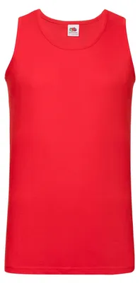 Produktbild von Fruit of the Loom - "Valueweight Athletic" Ärmelloses Oberteil für Herren/Damen Uni LT1862 (3XL) (Rot)
