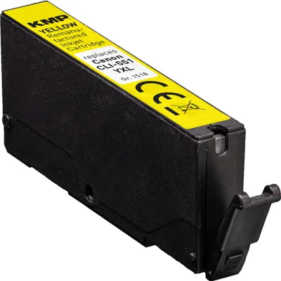 Produktbild von KMP Tintenpatrone passend für Canon CLI551Y XL Yellow 6446B001