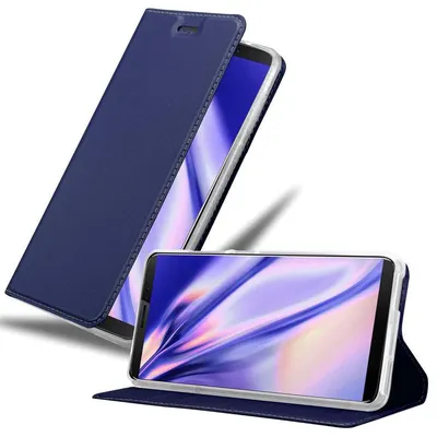Immagine prodotto di Cadorabo custodia per cellulare per Cubot J3 PRO custodia protettiva in blu Cover Etui Book Case Booklet