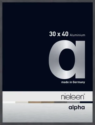 Produktbild von nielsen Aluminium Bilderrahmen Alpha, 30x40 cm, Grau