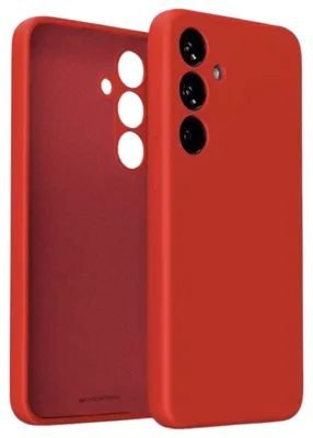 Productafbeelding van Rtuťvrije Siliconen Hoesje Voor Samsung S23 Fe S711, Rood/Ed