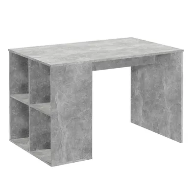 Zdjęcie produktu dla Biurko Z Bocznymi Półkami, 117 X 73 X 75 Cm, Kolor Betonu Lumarko!