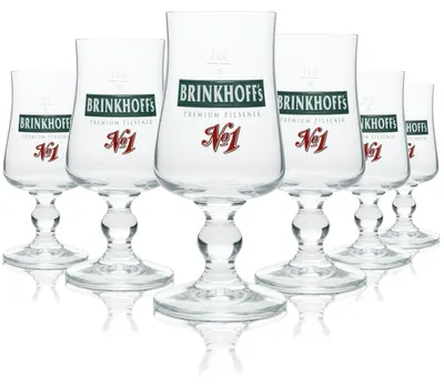 Produktbild von 12x Brinkhoffs Bier Glas Pokal No. 1 0,25l Ritzenhoff
