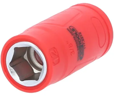 Produktbild von KS Tools 117.5212, Steckschlüsselbuchse, Rot, 1 Kopf/Köpfe, 3/8", Metrisch, 12 mm