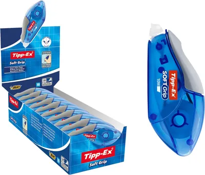 Produktbild von BIC Soft Grip Korrektur-Band 10 m Blau 10 Stück(e)