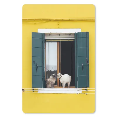 Produktbild von MuchoWow® Mauspad Mousepad Katze - Fensterbank - Fenster 40x60 cm - Mousepads - Maus Mat - Pad - Mausunterlage - Schreibtisch Accesoire
