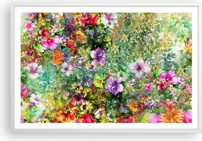 Produktbild von Gerahmtes Poster - Weißer Rahmen - blume sommer natur - 91,5x61 cm - Wand Bild - Wanddeko - Wandbilder - Kunstposter - Wandposter - Bilderrahmen - Bilder - Kunstdruck - Wandbild - P2WAA91x61-3842