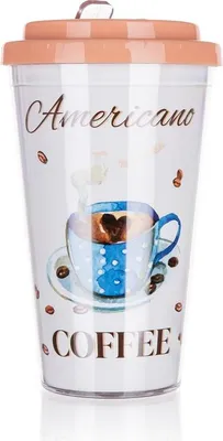 Obrázok produktu pre Cestovný hrnček, turistický hrnček Coffee Americano 500 ml