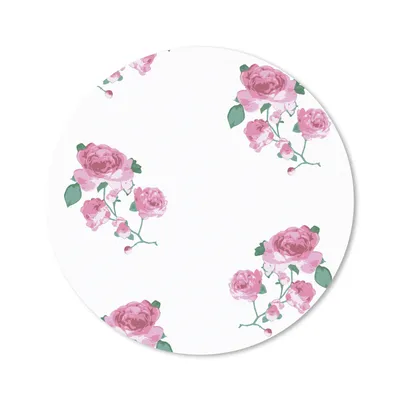 Produktbild von MuchoWow® Mauspad Mousepad Rosen - Muster - Blumen 40x40 cm - Mousepads - Maus Mat - Pad - Mausunterlage - Schreibtisch Accessoires