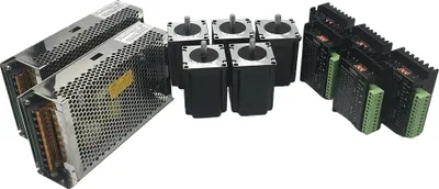 Obrázek produktu pro Krokový motor, Nema 23, ovladač TB6600, napájecí jednotka 5 kitů, 12Nm
