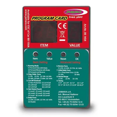 Produktbild von Jamara 081454, Programmierkarte